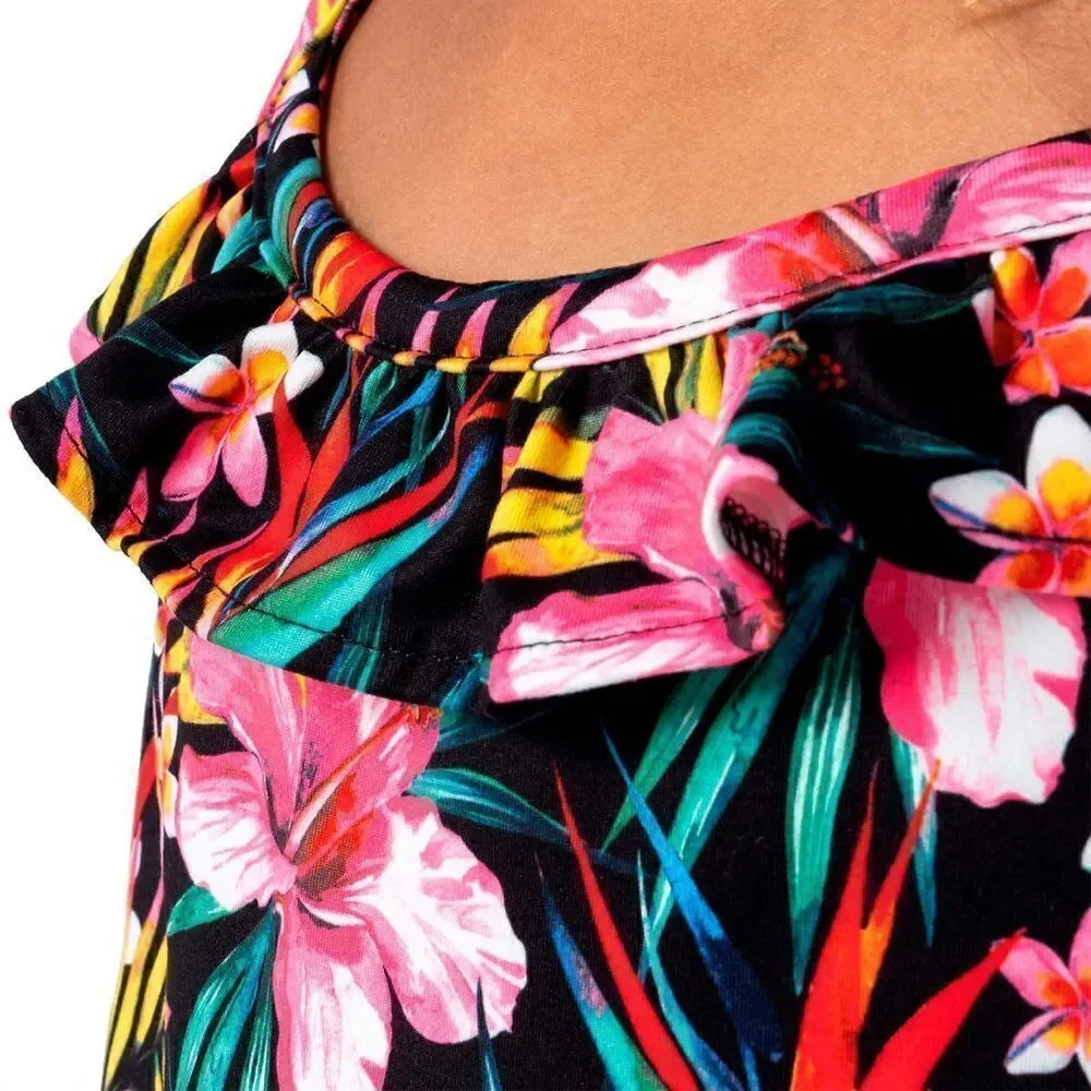 NWT ☀️ Hurley Youth 2-pack Dress and Romper Pink and Floral: Sizes Girls S, M, L - Picture 3 of 14